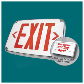 (CWL) Compact Wet Location LED Exit Sign