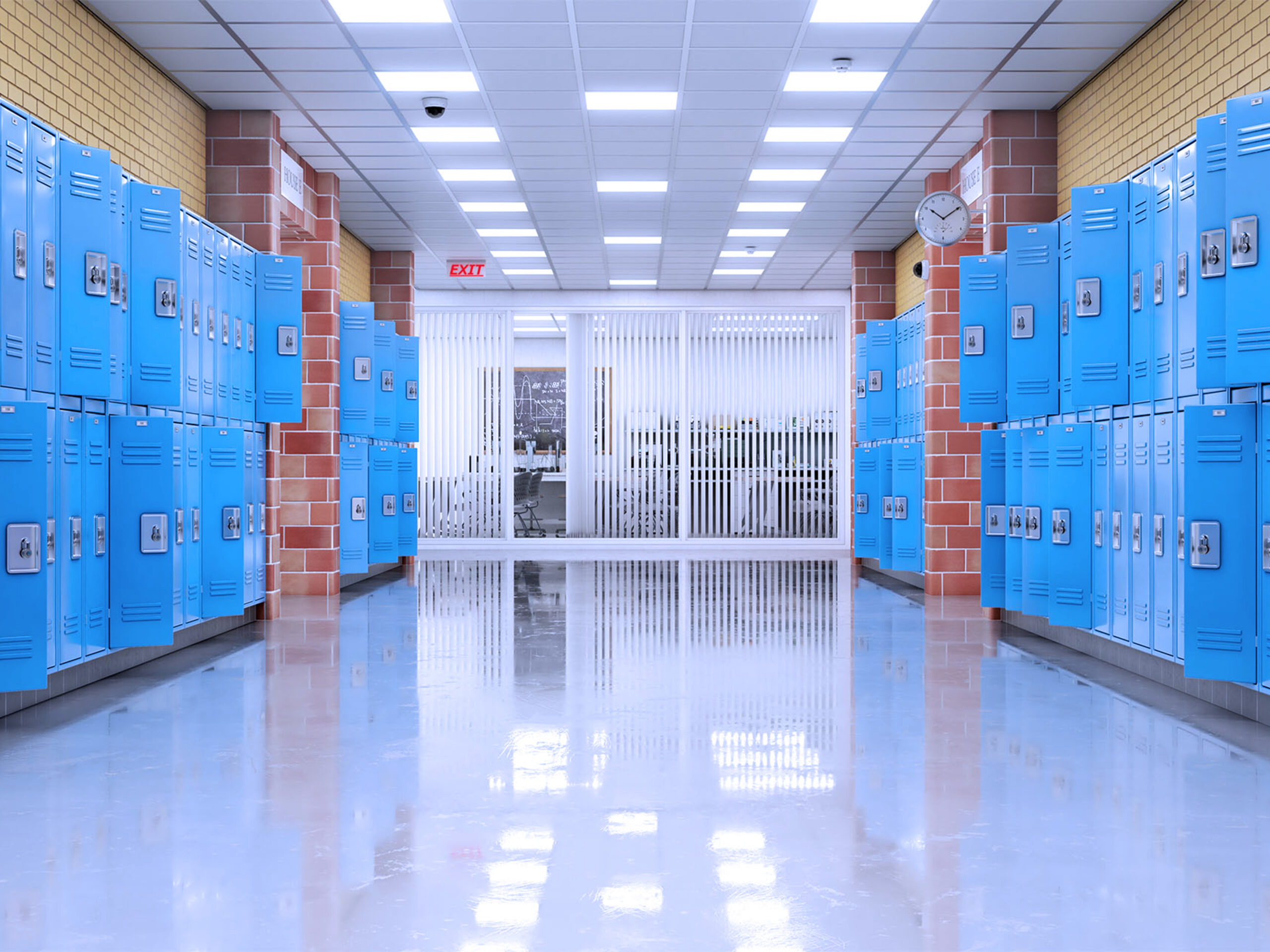 BABA WBE Compliant School Hallway