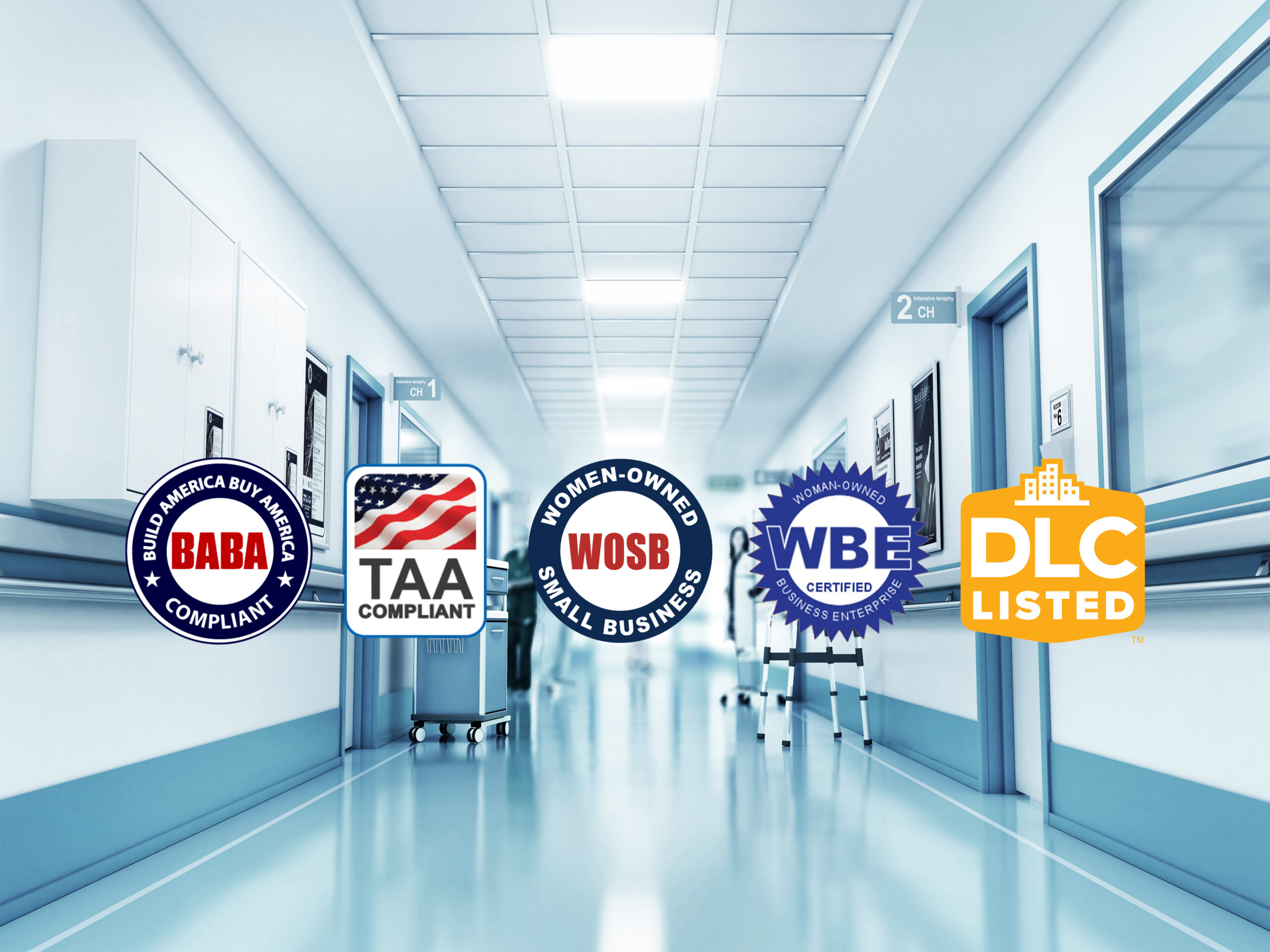 BABA WBE Compliant Hospital Hallway